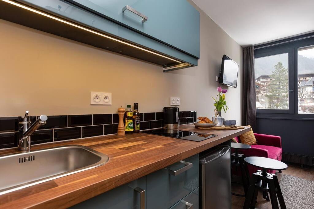 Beautiful Cosy, Modern Studio In Chamonix Centre Exteriör bild