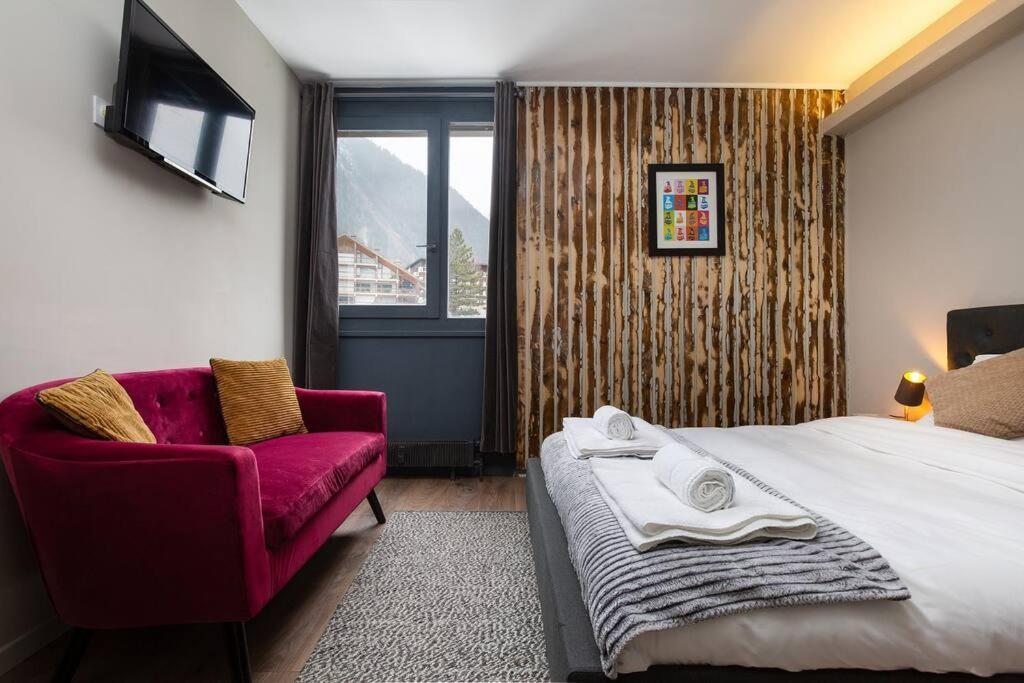 Beautiful Cosy, Modern Studio In Chamonix Centre Exteriör bild